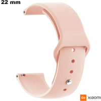 Bracciale in silicone rosa per orologio Xiaomi 22 mm - Qualità Premium