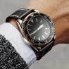 Armbanduhr Smartwatch 18mm raffiniert Schwarz Faux Huawei von hoher Qualität