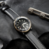 Armbanduhr Smartwatch 18mm raffiniert Schwarz Faux Huawei von hoher Qualität