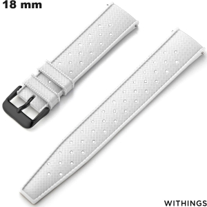 Armband Weiß Withings Silikon 18 mm Uhr ● Kostenloser Versand