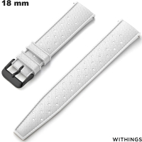 Armband Weiß Withings Silikon 18 mm Uhr ● Kostenloser Versand