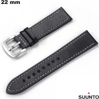Armband Schwarz Echtes Leder Suunto Smartwatch günstig