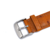 Armband Orange Strauß 20mm für Uhr Echtes Leder von hoher Qualität