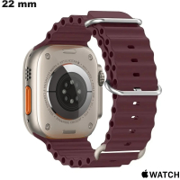 Acheter Bracelet de montre intelligente Apple Watch Rouge 22 mm