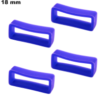 4 Loops  18mm Violet Caoutchouc pour montre : Envoi en 24h