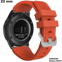 Vendita Bracciale 22mm smartwatch Arancione Silicone Samsung