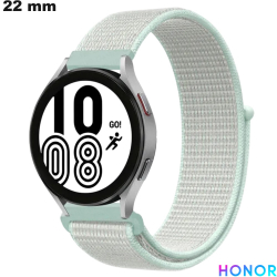 Bracelet 22 mm Nylon montre connectée Bleu Honor