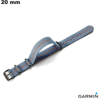 Bracelet pour montre Tissu Gris Garmin 20mm