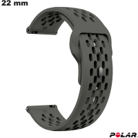 Armband Polar für Uhr Silikon 22mm Grau # Versandkosten 3,99€