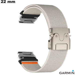 Comprar Pulseira Garmin Nylon Bege para relógio 22mm QuickFit Comprar Pulseira Garmin Nylon Bege para relógio 22mm QuickFit