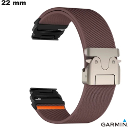Bracelet QuickFit Violet Tissu Garmin smartwatch 22mm