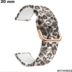 Bracelet 20 mm Silicone pour montre Motif Withings