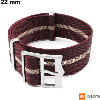 Bracciale in Nylon 22mm per orologio Xiaomi Rosso # Consegna Veloce