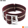 Bracciale in Nylon 22mm per orologio Xiaomi Rosso # Consegna Veloce