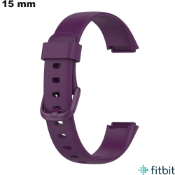 Armband FitBit Violett Uhr 15mm Silikon (Luxe, ...)