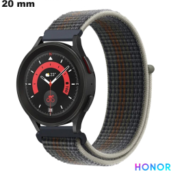 Bracciale Nylon Grigio smartwatch 20 mm Honor