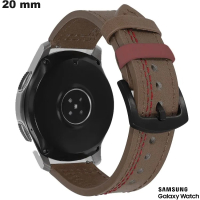Uhrarmband aus echtem Leder für Samsung günstig