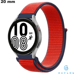 Armband 20mm Nylon Haylou Rood smartwatch
