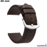 Verkauf von 20 mm Smartwatch-Armbändern aus Kunstleder für Garmin