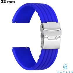 Haylou Blue 22 mm Smartwatch Silicone Bracelet