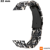 Bracciale in resina nera per smartwatch Xiaomi 22mm economico