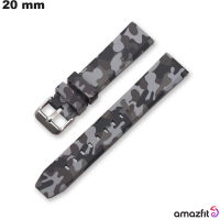Bracciale 20 mm Grigio orologio Caucciù Amazfit | Spedizione Offerta da 20€
