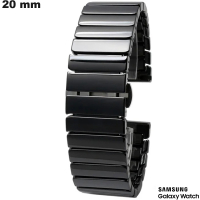 Armband 20 mm Uhr Schwarz Keramik Samsung: Kostenloser Versand