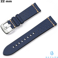 Buy Genuine Leather 22mm Haylou Blue Bracelet for Watch