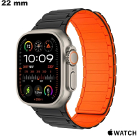 Armband kaufen antiallergisch Schwarz Silikon Apple Watch 22 mm
