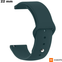 Armband 22 mm Smartwatch Xiaomi Gummi Grün von hoher Qualität