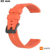 Armband für 22 mm Uhr Gummi Xiaomi Orange günstig