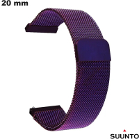 Armband Violett 20 mm Edelstahl Suunto ● Einfache Montage