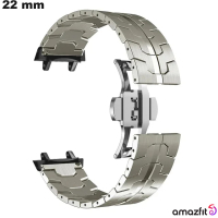 Armbanduhr 22mm Silberfarben Smartwatch Amazfit (T-Rex 3, ...) von hoher Qualität
