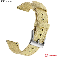 OnePlus Armbanduhr Beige Stoff 22mm ● Einfache Montage