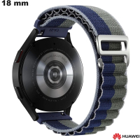 Bracelet Huawei Nylon Bleu 18 mm montre