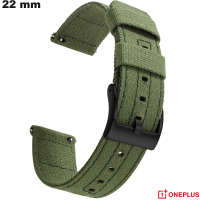 Armbanduhr OnePlus Smartwatch 22 mm Grün Stoff | Bester Preis
