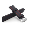 Vendita Bracciale 22 mm in Pelle Sintetica Classica Orologio Nero