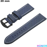 Armband Uhr Blau Honor 20mm raffiniert ● Kostenloser Versand ab 20€