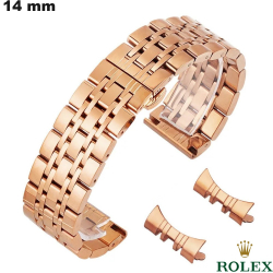 Bracelet Rolex Doré rose Jubilee pour montre Acier Inox