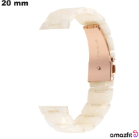 Amazfit Armband Weiß 20mm aus Resin / Kostenloser Versand