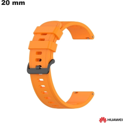Pulsera de reloj Huawei 20mm Caucho Naranja