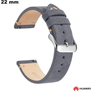 Armbanduhr Huawei Grau Echtes Leder 22mm \ Kostenloser Versand