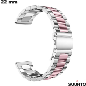 Bracelet de smartwatch Acier Inox maillons 22mm Suunto pas cher