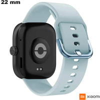 Bracciale per orologio Xiaomi 22mm Blu Silicone \ Spedizione Offerta da 20€