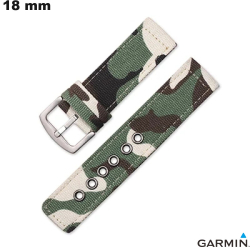 Bracelete Garmin Tecido Verde 18 mm smartwatch