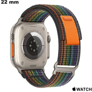 Verkoop Apple Watch Smartwatch Band Nylon 22mm Multicolor
