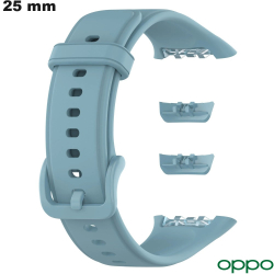 Bracelet 25mm Caoutchouc de smartwatch Bleu Oppo (Band 2)