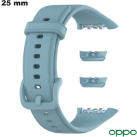 Armband 25 mm Gummi für Oppo Smartwatch Blau (Band 2) von hoher Qualität