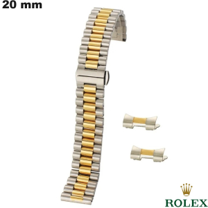 Vendita Bracciale Presidente Rolex Acciaio Inossidabile Argentato 20 mm Vendita Bracciale Presidente Rolex Acciaio Inossidabile Argentato 20 mm