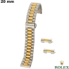 Vendita Bracciale Presidente Rolex Acciaio Inossidabile Argentato 20 mm